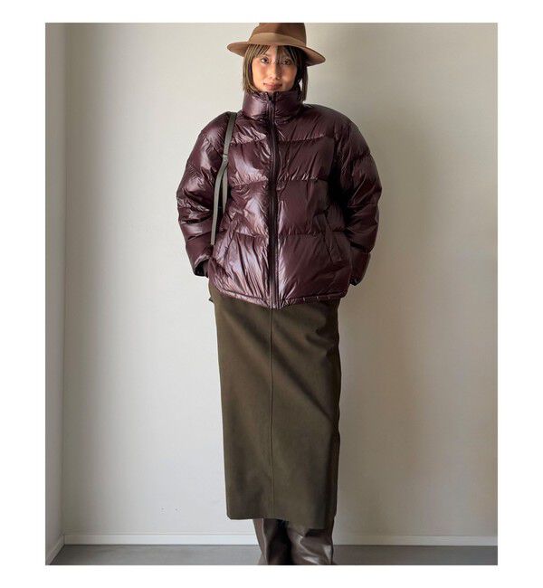 Demi-Luxe BEAMS 「【別注】エディター坪田あさみ &times; WOOLRICH &times; Demi-Luxe BEAMS / パッカブル コクーン ダウンブルゾン」|ダウン|