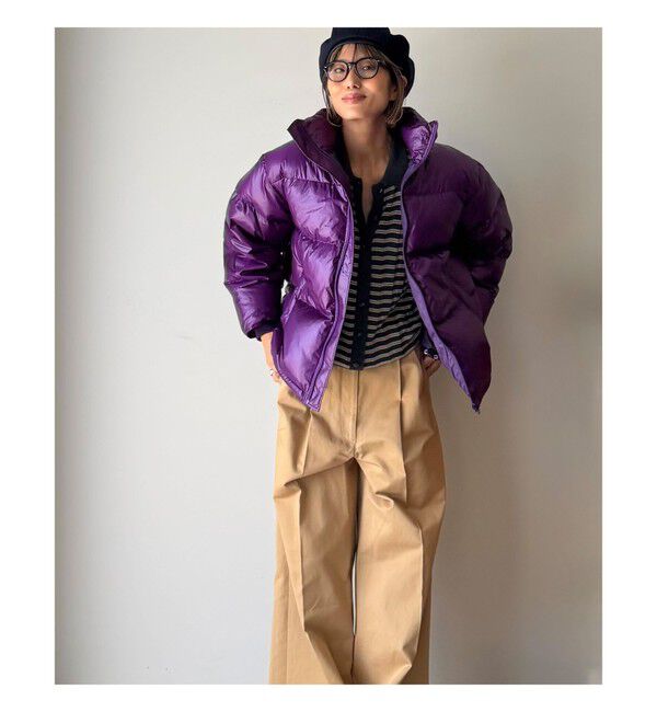 Demi-Luxe BEAMS 「【別注】エディター坪田あさみ &times; WOOLRICH &times; Demi-Luxe BEAMS / パッカブル コクーン ダウンブルゾン」|ダウン|