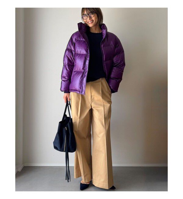 Demi-Luxe BEAMS 「【別注】エディター坪田あさみ &times; WOOLRICH &times; Demi-Luxe BEAMS / パッカブル コクーン ダウンブルゾン」|ダウン|
