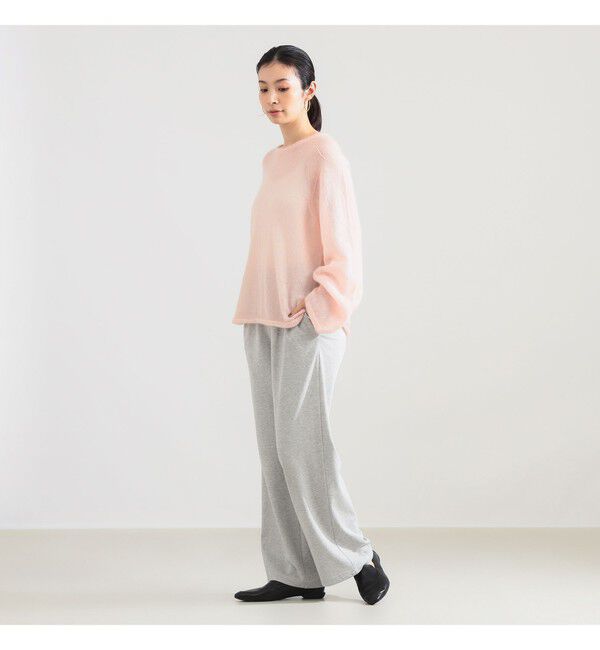 Demi-Luxe BEAMS 「ルーズ フルレングス 裏毛 パンツ」|チノ|