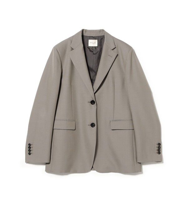 Demi-Luxe BEAMS 「シングル ブレスト ジャケット」|ダッフルコート|GREY