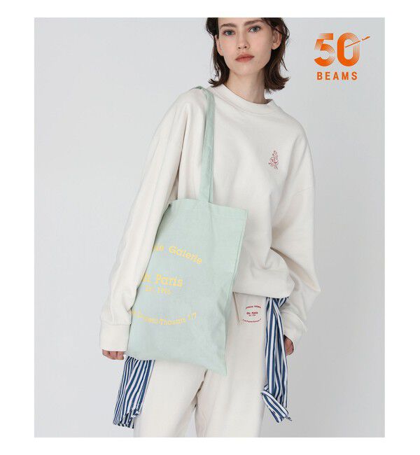 Demi-Luxe BEAMS 「【別注】Ofr. Paris &times; Demi-Luxe BEAMS / ロゴ エコバッグ」|トートバッグ|GREEN