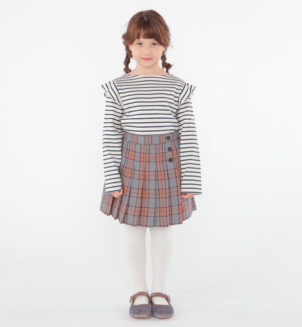 SHIPS KIDS「SHIPS KIDS:100～130cm / チェック プリーツ スカート」|スカート|