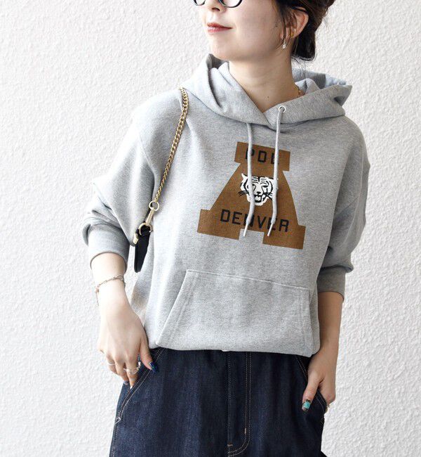 SHIPS any「【SHIPS any別注】THE KNiTS:〈洗濯機可能〉ロゴプリント フーディー パーカー」|パーカー|