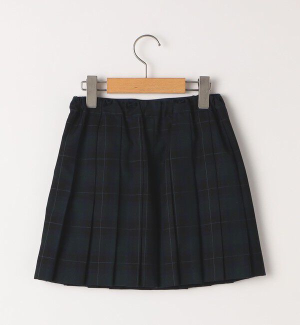 SHIPS KIDS「SHIPS KIDS:90cm /セレモニー チェック プリーツ スカート」|スカート|