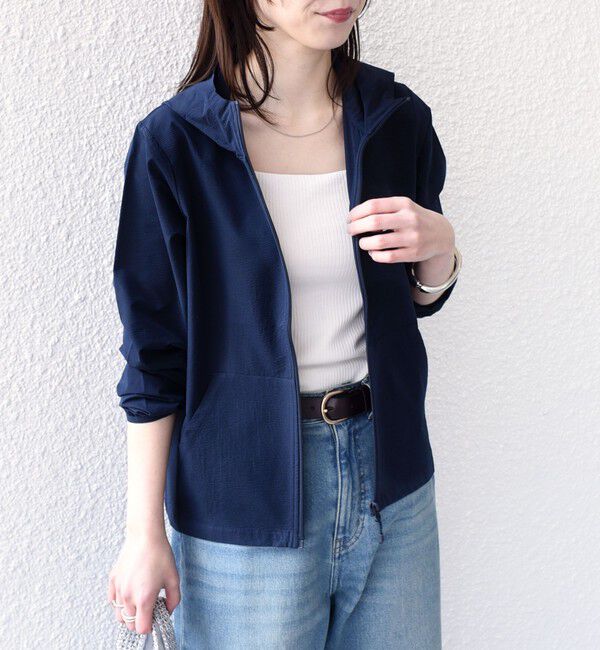 SHIPS Colors 「SHIPS Colors:〈UVカット・吸水速乾・抗菌防臭〉サーパスウェーブ パーカー◇」|ブルゾン・スタジャン|