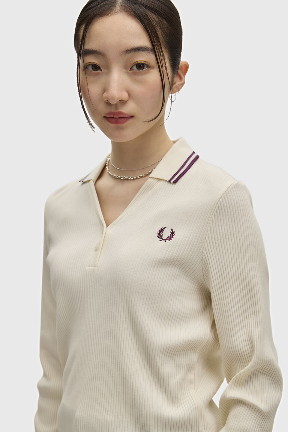 FRED PERRY 「FRED PERRY／Twin Tipped Ribbed Polo Shirt／ツインティップリブポロシャツ」|ポロシャツ|