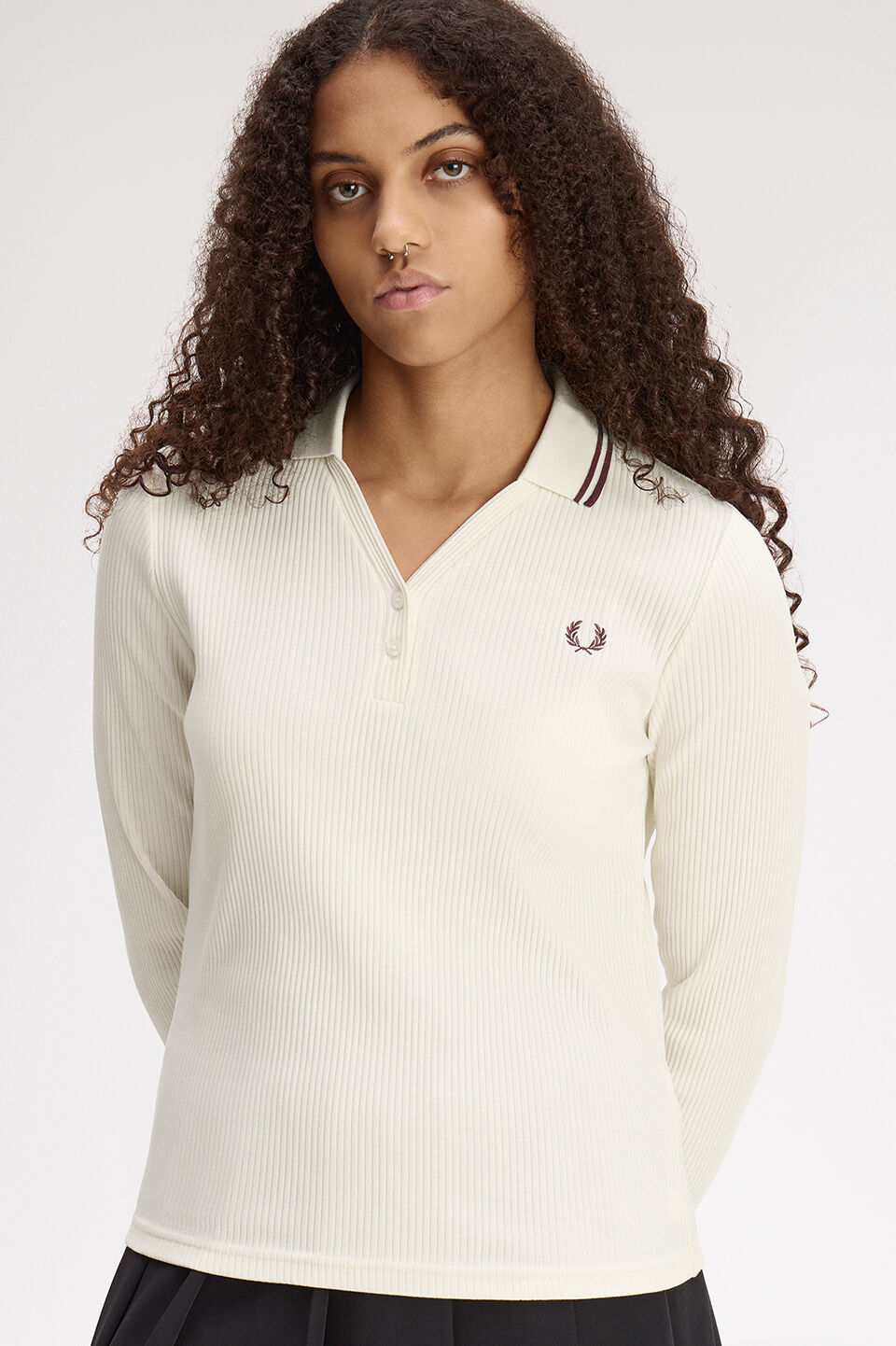 FRED PERRY 「FRED PERRY／Twin Tipped Ribbed Polo Shirt／ツインティップリブポロシャツ」|ポロシャツ|