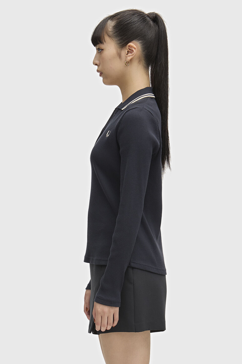FRED PERRY 「FRED PERRY／Twin Tipped Ribbed Polo Shirt／ツインティップリブポロシャツ」|ポロシャツ|