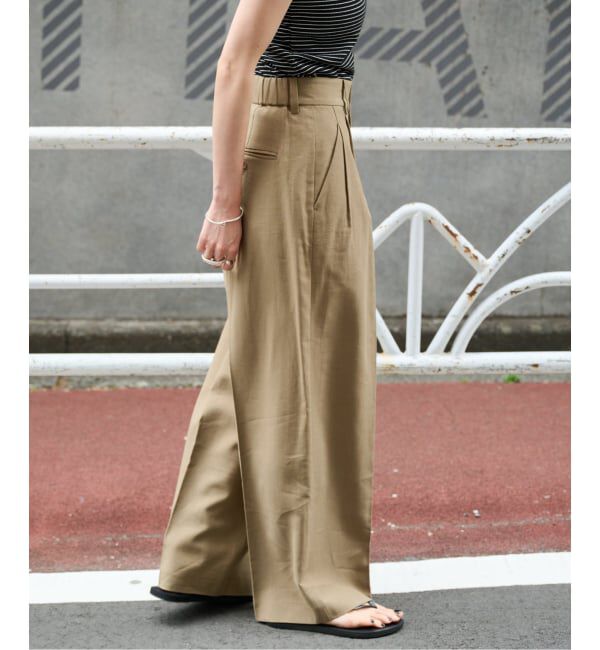 OUTDOOR PRODUCTS Usual Things「レーヨンドライタッチバックゴムスラックス セットアップ対応」|スラックス|