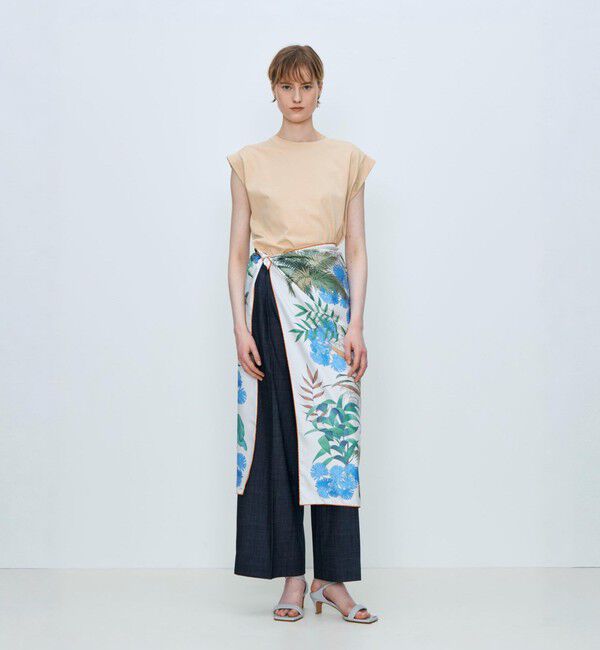 TOMORROWLAND GOODS「ATELIER TOMORROW LEAF シルクスカーフ」|バンダナ・スカーフ|