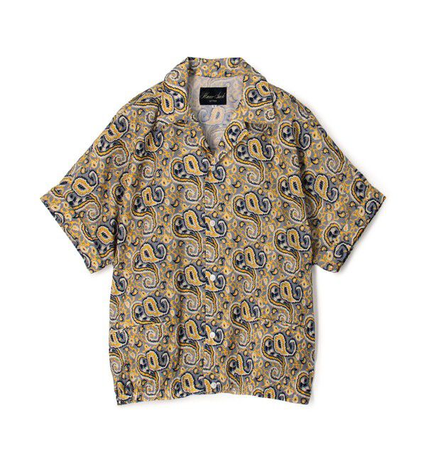 TOMORROWLAND BUYING WEAR「【別注】HAVERSACK ATTIRE ペイズリープリント オープンカラーハーフスリーブシャツ」|シャツ・ブラウス|16 イエロー系