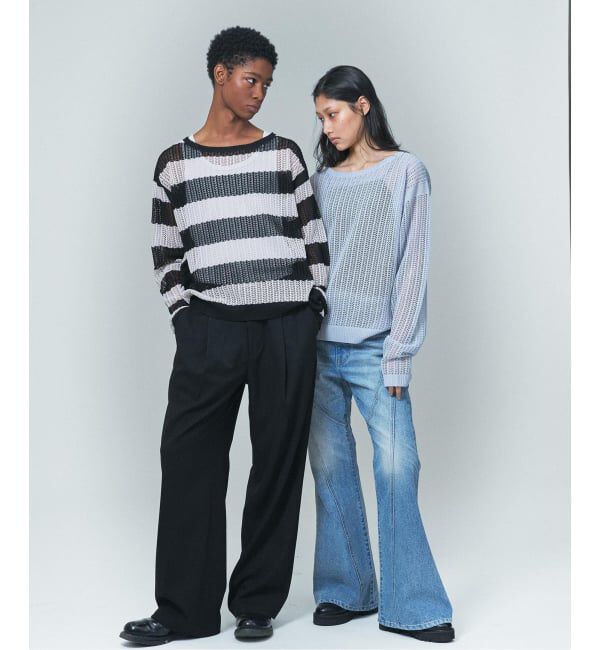 JOINT WORKS「NOCTO ARCHIVE/ノクト アーカイブ Mesh Knit Pullover」|ニット・セーター|