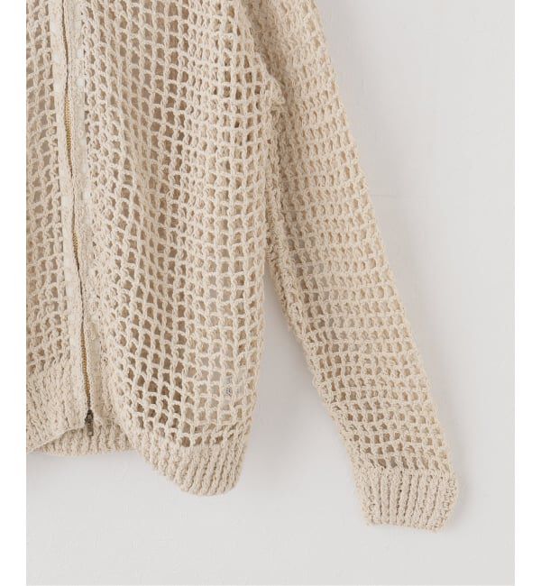 JOINT WORKS「MacMahon Knitting Mills / マクマホンニッティングミルズ Mesh Zip Hooded」|ニット・セーター|