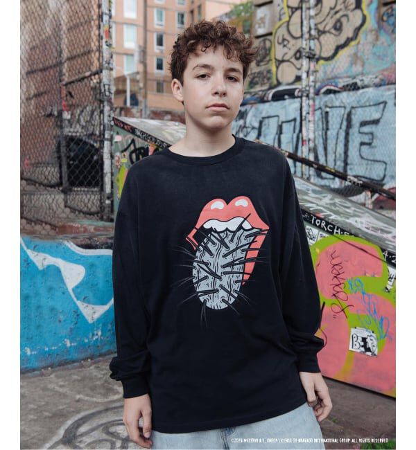 JOINT WORKS「F-LAGSTUF-F CACTUS TONGUE L/S T-SHIRT（THE ROLLING STONES）」|Tシャツ・カットソー|