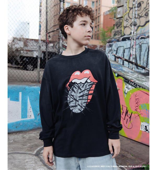 JOINT WORKS「F-LAGSTUF-F CACTUS TONGUE L/S T-SHIRT（THE ROLLING STONES）」|Tシャツ・カットソー|
