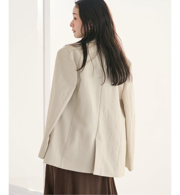 Plage「sandy linen 混 ジャケット」|テーラードジャケット|