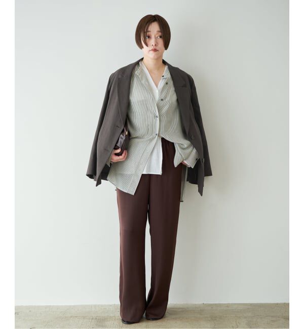 Plage「sandy linen 混 ジャケット」|テーラードジャケット|