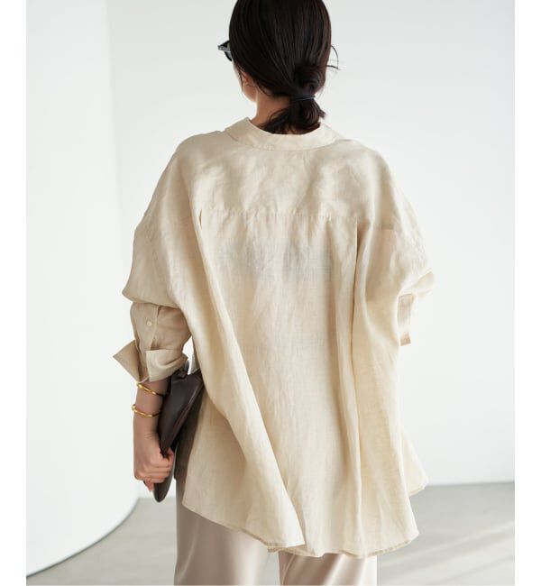 Linen Tent Line シャツ（Plage）｜ルミネのファッション通販