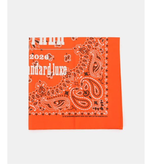 journal standard luxe「25TH バンダナ」|バンダナ・スカーフ|オレンジ