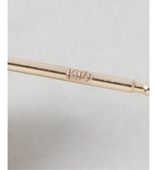 Lilas by Spick&Span「《WEB限定》バイカラー2WAYティアドロップピアス K10（両耳）」|ピアス|