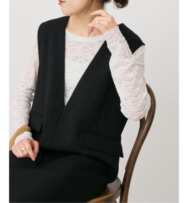 Spick and Span「《追加》シュリンクレースプルオーバー」|Tシャツ・カットソー|