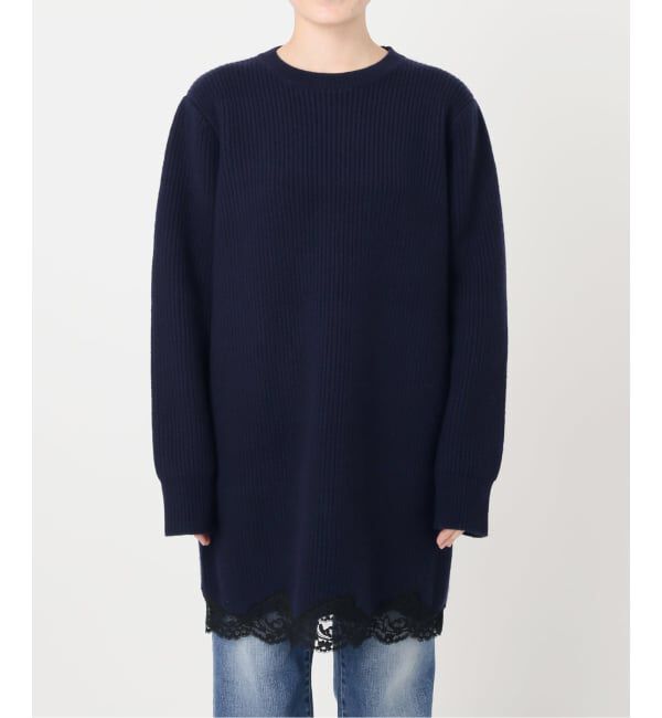 Glyph「《一部店舗+WEB限定予約》Half Cardigan Knit Dress」|ワンピース|