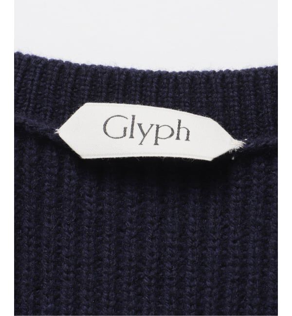 Glyph「《一部店舗+WEB限定予約》Half Cardigan Knit Dress」|ワンピース|