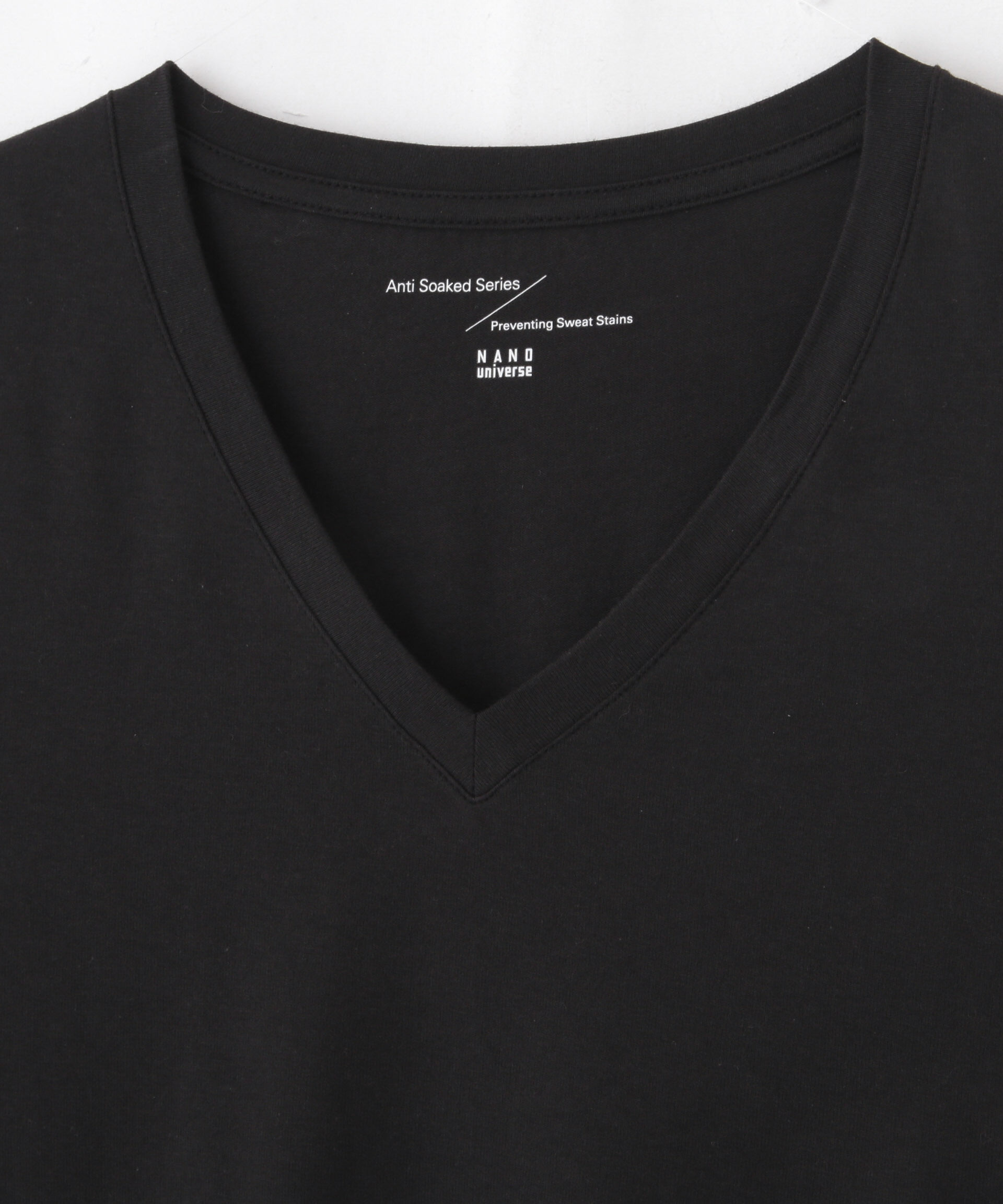 nano･universe「Anti Soaked(R) 汗染み防止VネックTシャツ」|Tシャツ・カットソー|