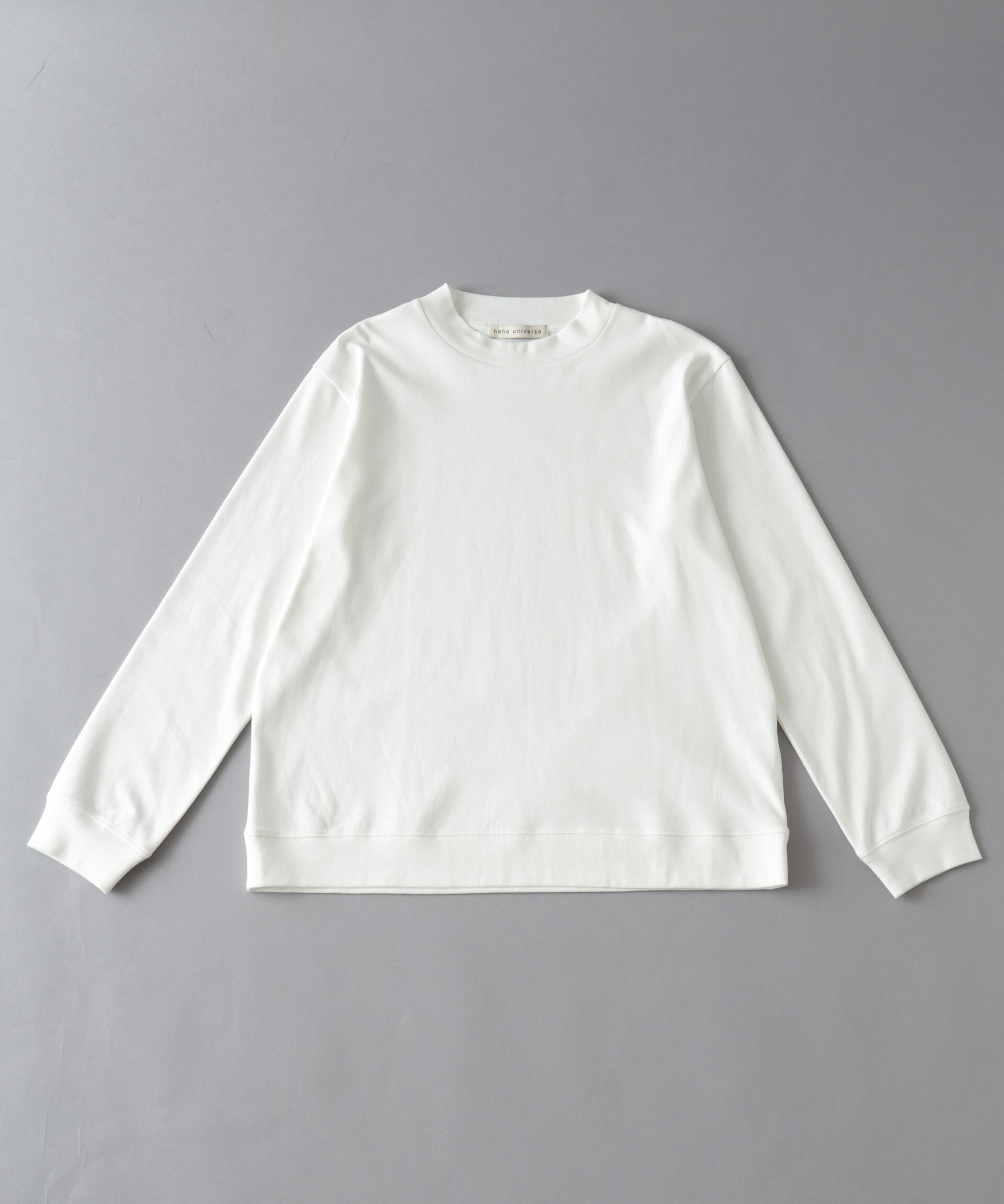 nano･universe「「FORMAL JERSEY」モックネックカットソー長袖」|Tシャツ・カットソー|