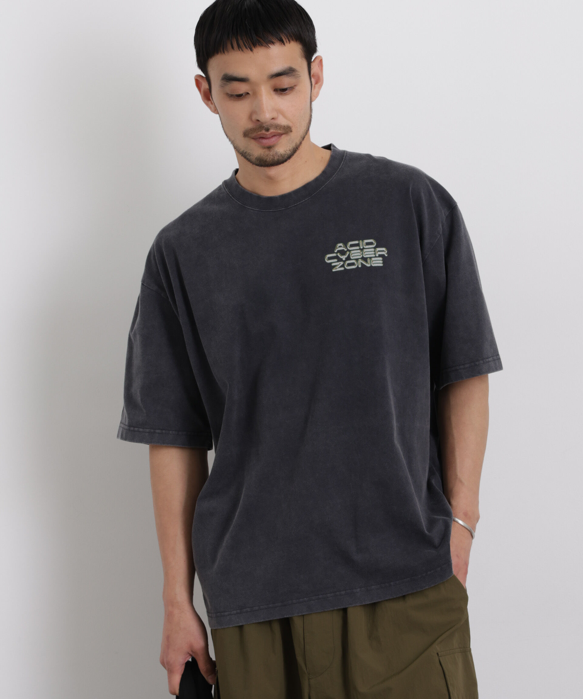 NANO universe「AtoZTシャツ 半袖」|Tシャツ・カットソー|パターン21