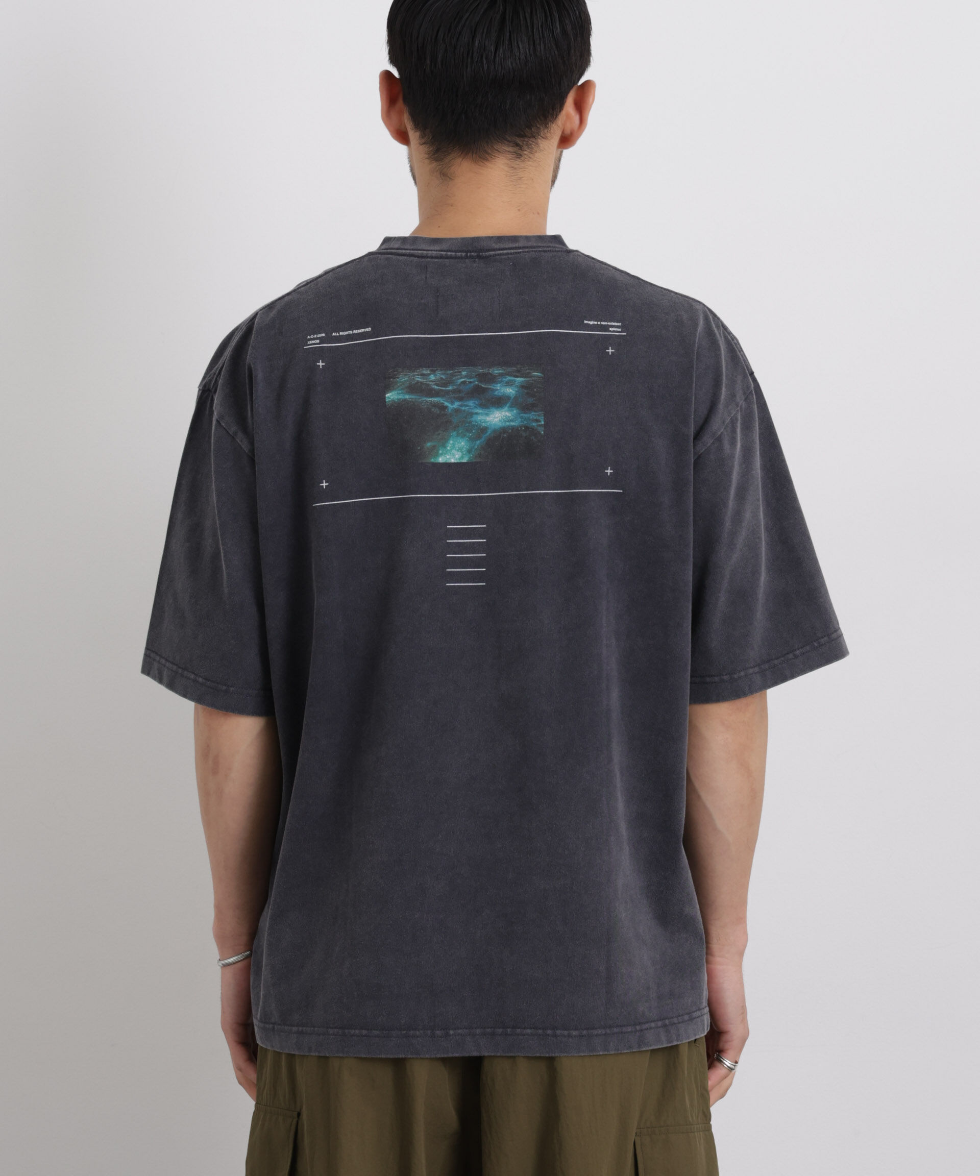 NANO universe「AtoZTシャツ 半袖」|Tシャツ・カットソー|