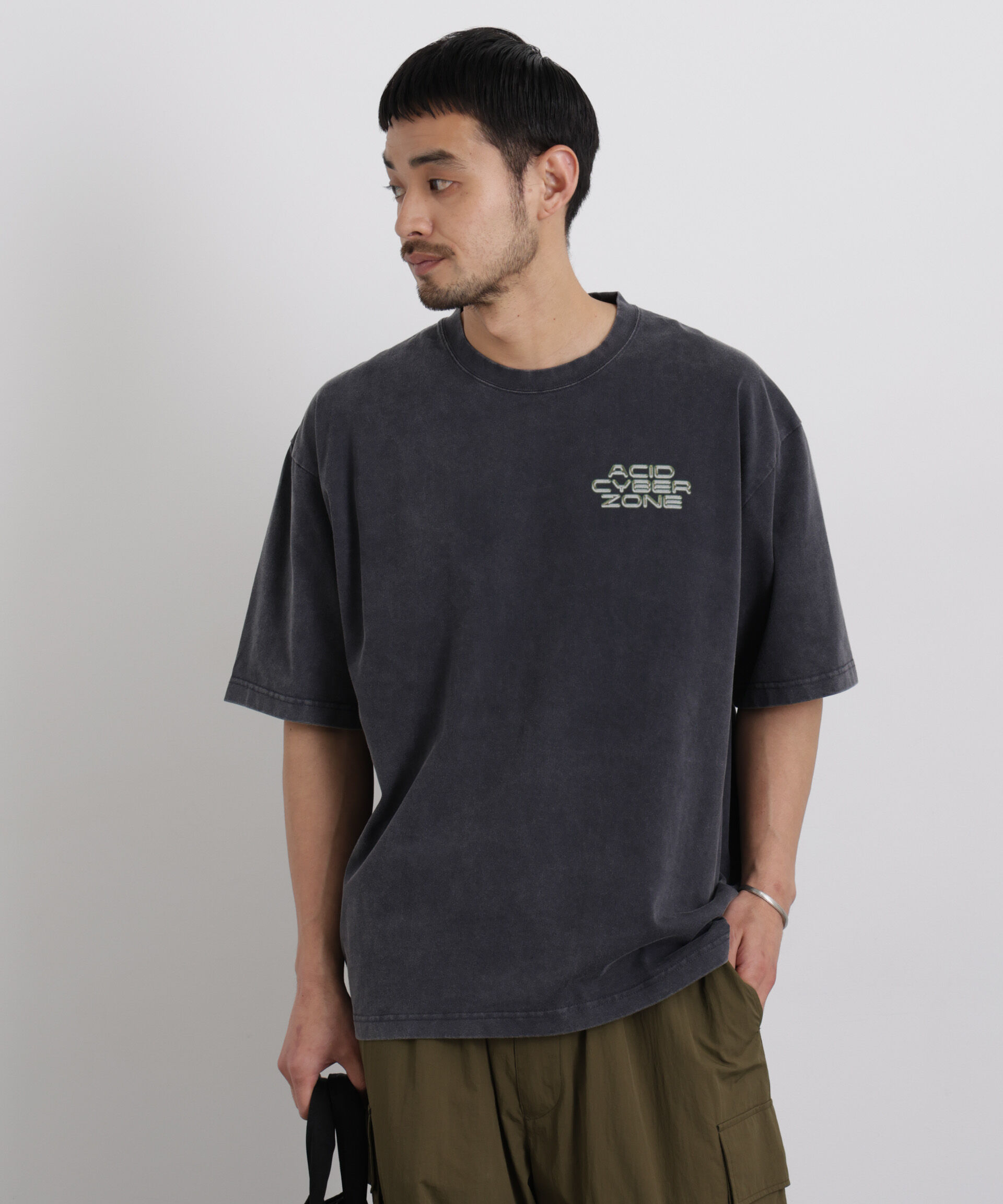 NANO universe「AtoZTシャツ 半袖」|Tシャツ・カットソー|