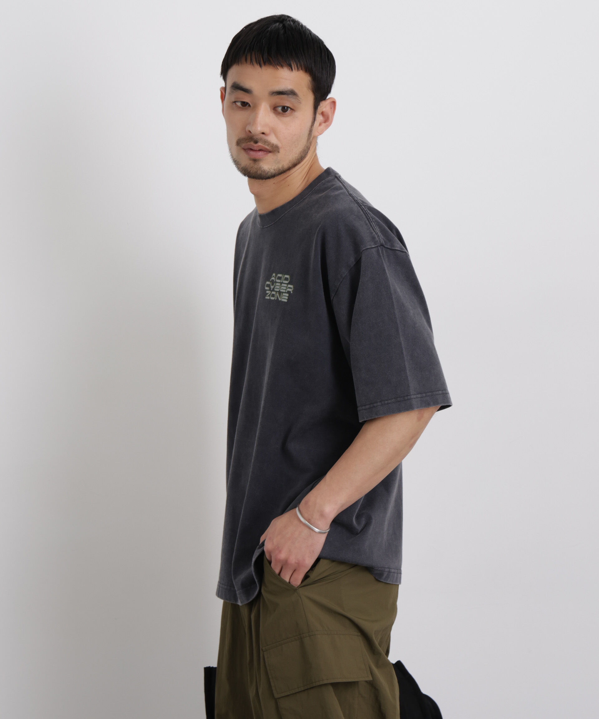 NANO universe「AtoZTシャツ 半袖」|Tシャツ・カットソー|