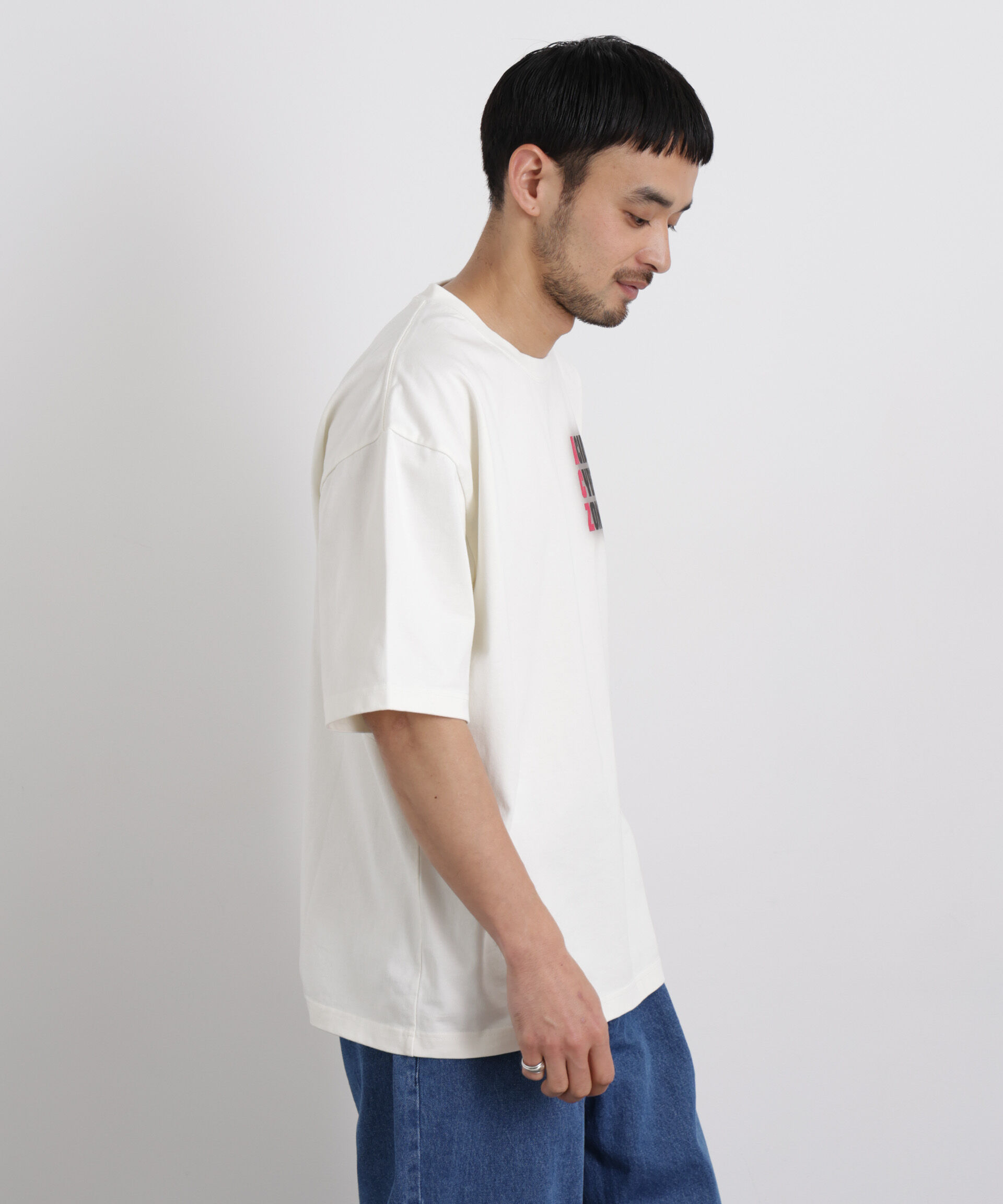 NANO universe「AtoZTシャツ 半袖」|Tシャツ・カットソー|