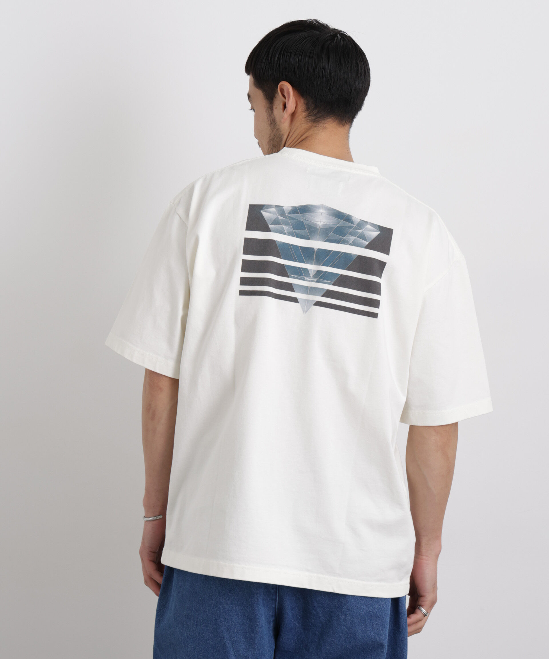 NANO universe「AtoZTシャツ 半袖」|Tシャツ・カットソー|
