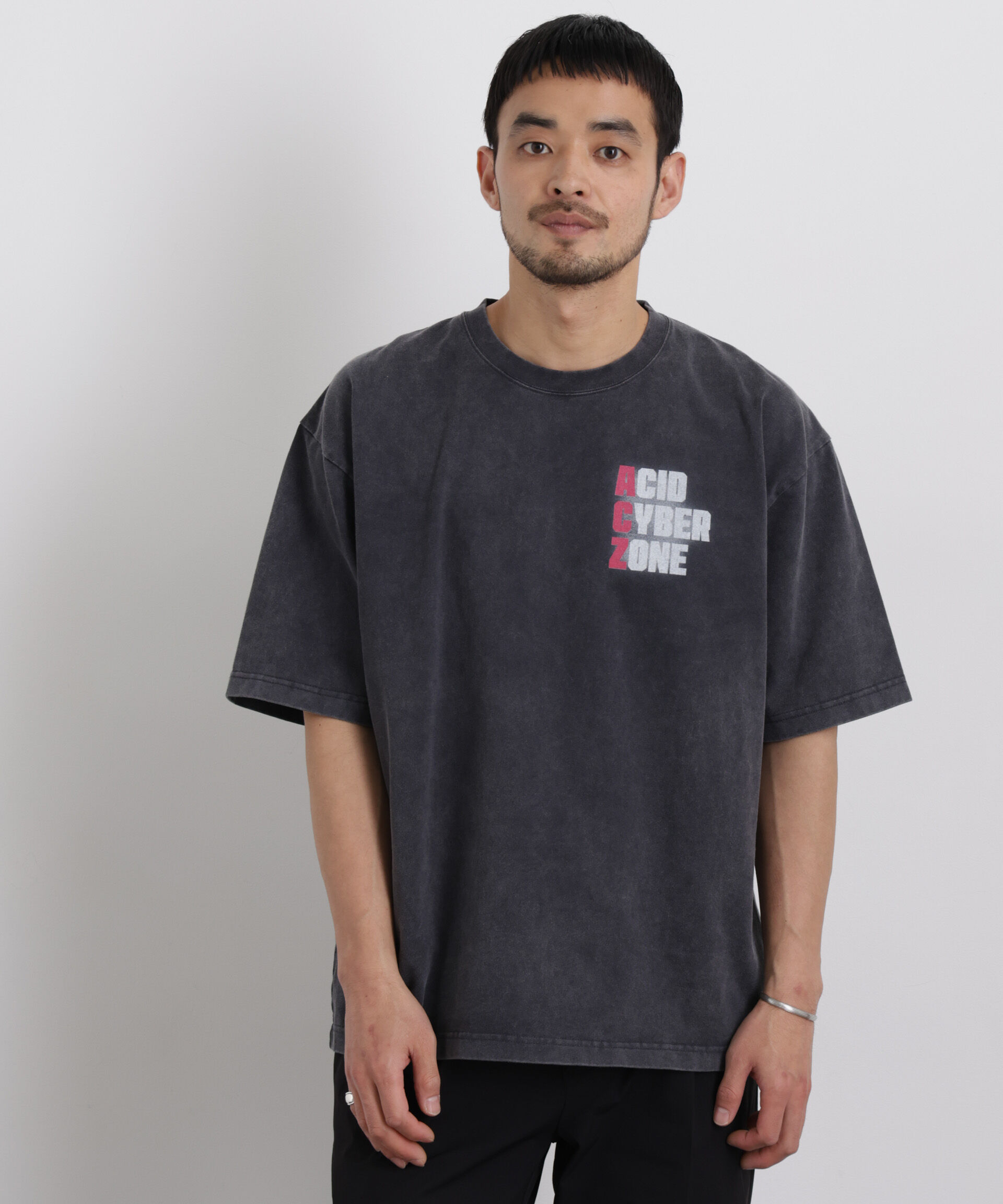 NANO universe「AtoZTシャツ 半袖」|Tシャツ・カットソー|