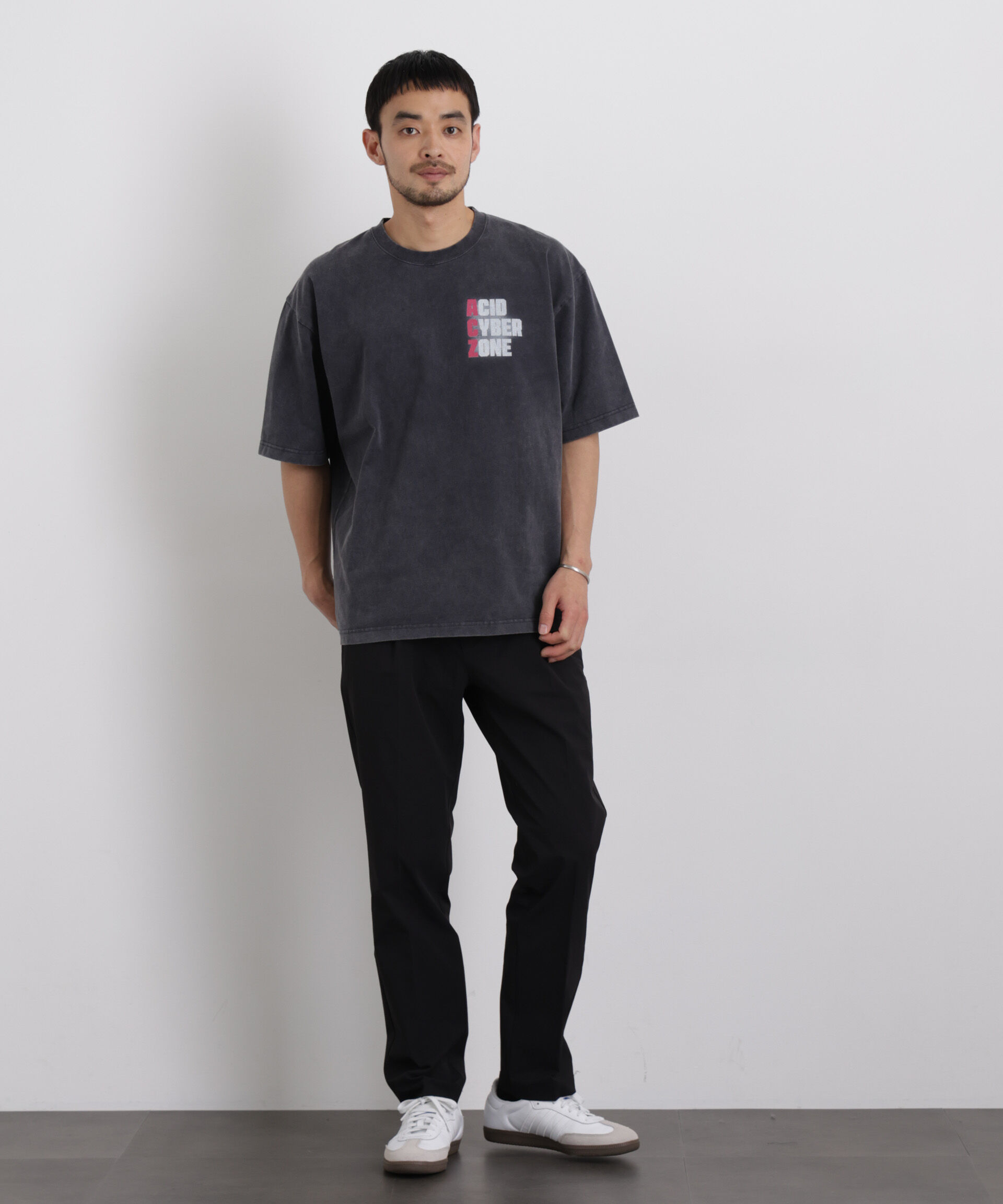NANO universe「AtoZTシャツ 半袖」|Tシャツ・カットソー|