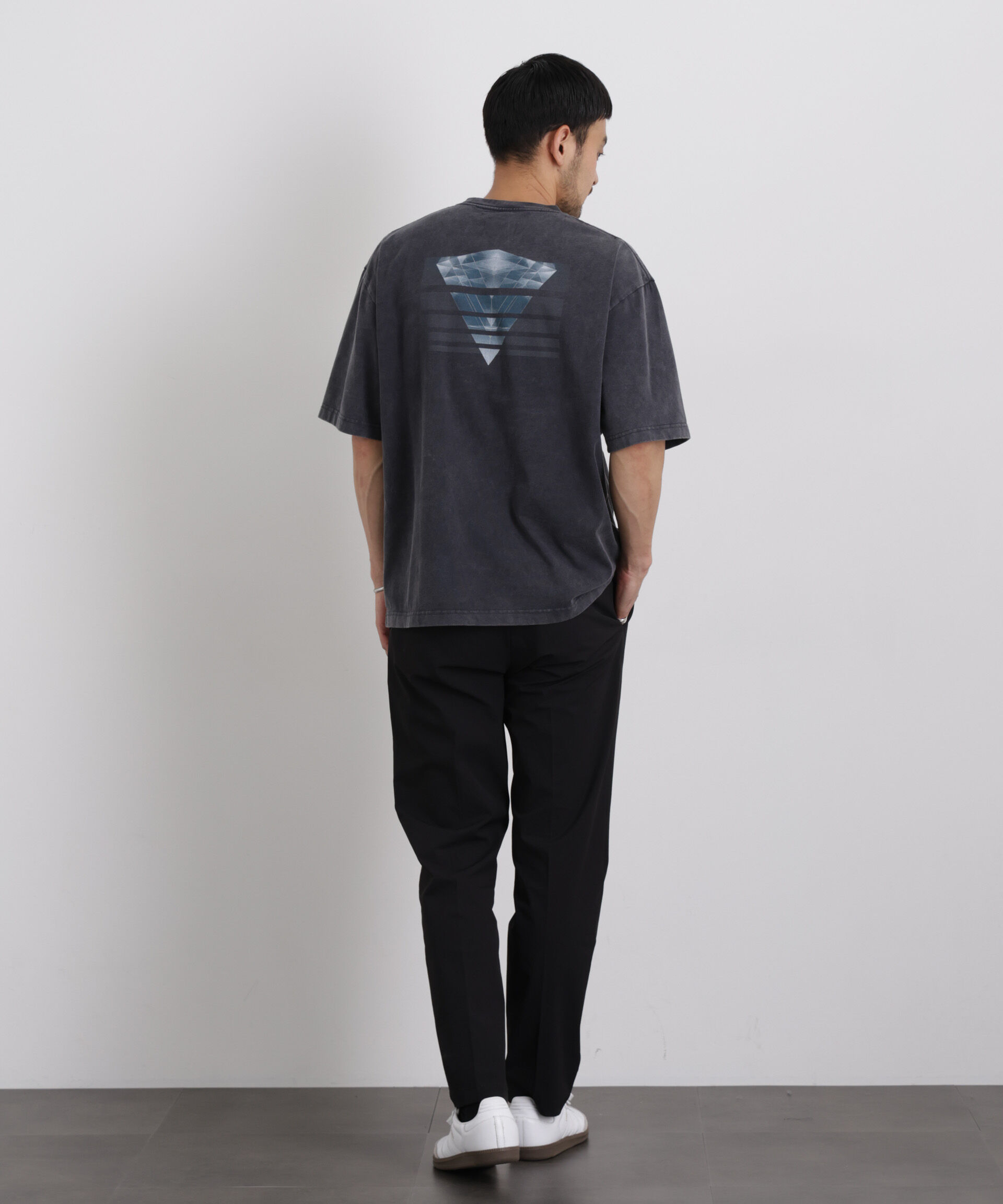 NANO universe「AtoZTシャツ 半袖」|Tシャツ・カットソー|
