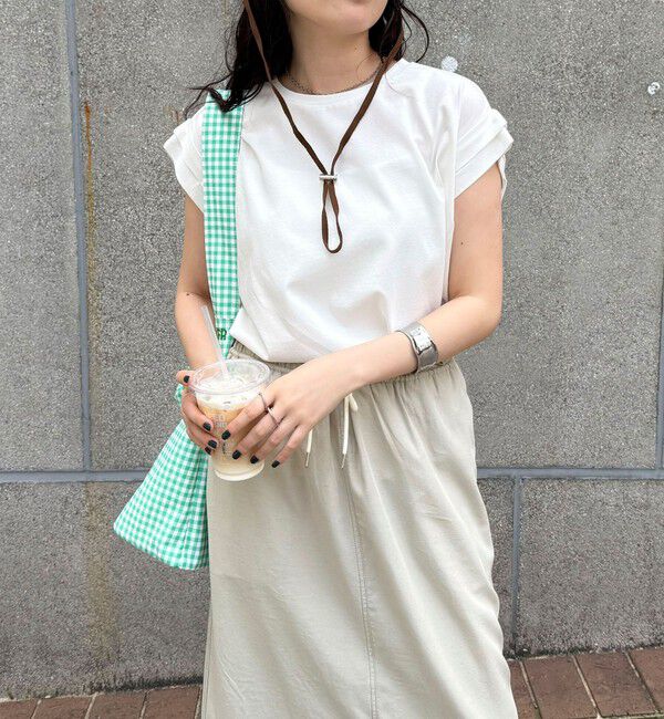 fredy emue「シルケットフレンチタックTシャツ」|Tシャツ・カットソー|