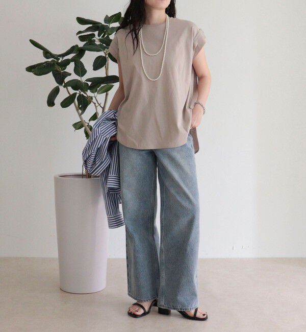 fredy emue「シルケットフレンチタックTシャツ」|Tシャツ・カットソー|