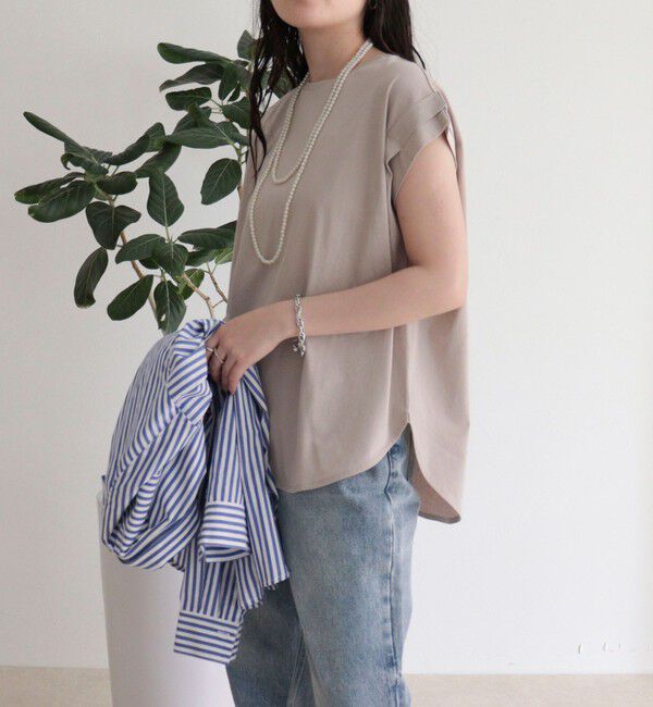 fredy emue「シルケットフレンチタックTシャツ」|Tシャツ・カットソー|