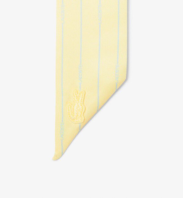GLOSTER「【LACOSTE/ラコステ】LG Scarf サテンナロースカーフ」|バンダナ・スカーフ|