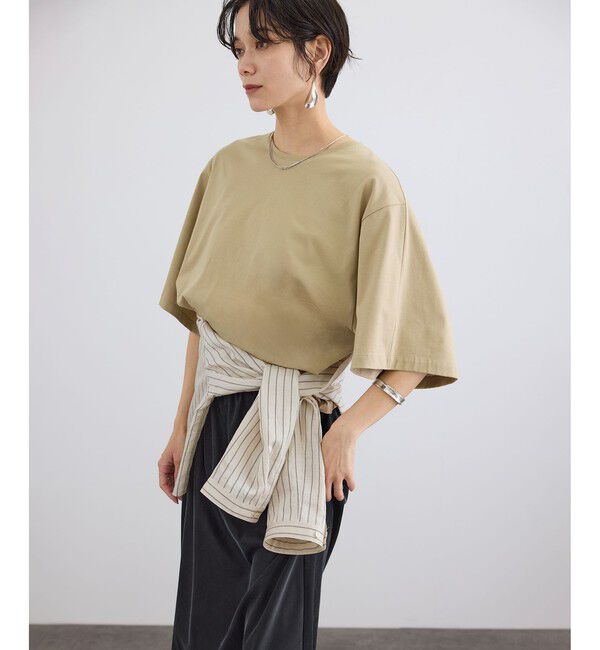 SALON adam et rope'「プリマベールハーフスリーブTシャツ / UVケア」|Tシャツ・カットソー|