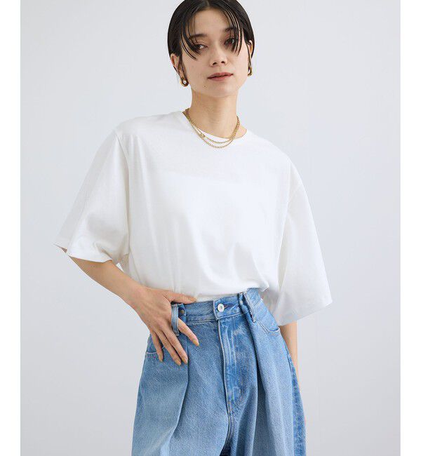 SALON adam et rope'「プリマベールハーフスリーブTシャツ / UVケア」|Tシャツ・カットソー|
