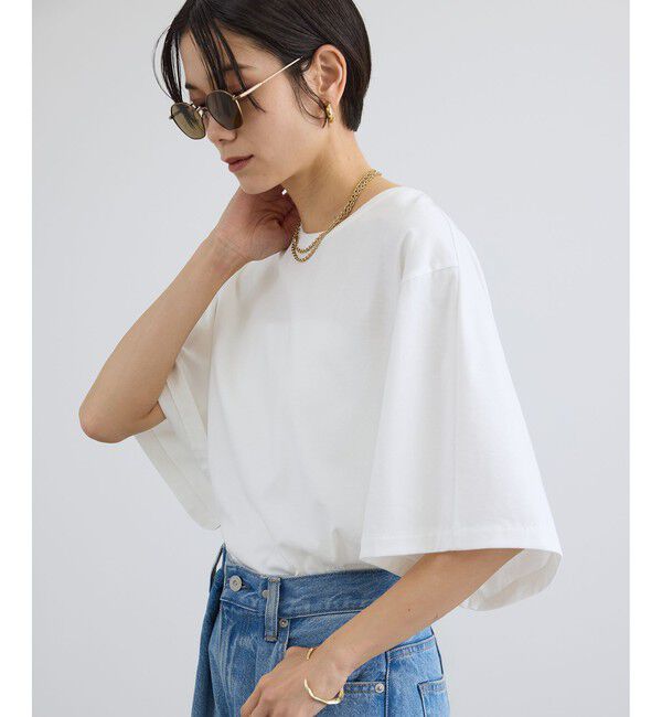 SALON adam et rope'「プリマベールハーフスリーブTシャツ / UVケア」|Tシャツ・カットソー|