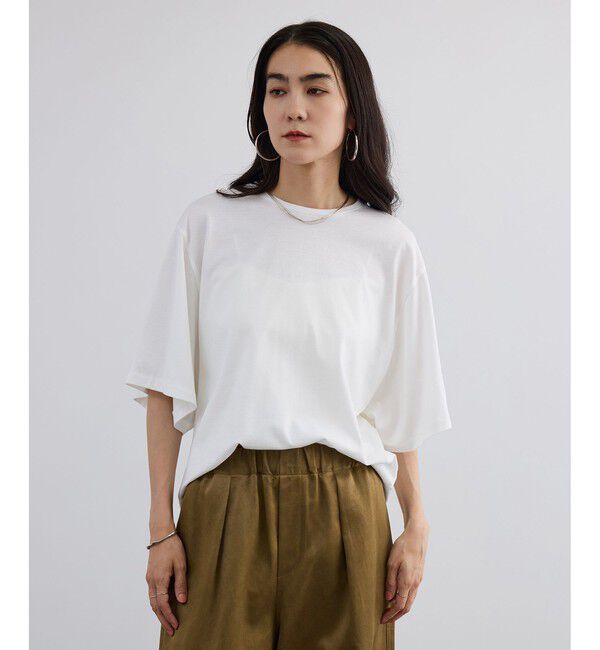 SALON adam et rope'「プリマベールハーフスリーブTシャツ / UVケア」|Tシャツ・カットソー|