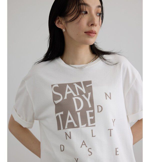 SALON adam et rope'「Sandy TaleグラフィックロゴT」|Tシャツ・カットソー|ホワイト系(11)