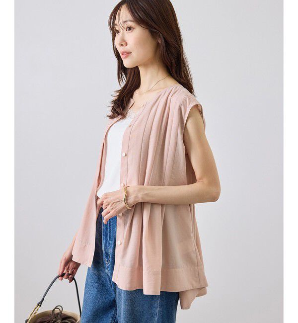Rope&rsquo;Picnic「【WEB限定カラー】タックデザインペプラムシャツ」|シャツ・ブラウス|