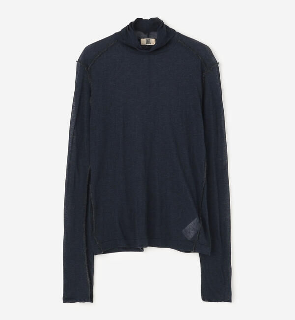  「UNFIL | コットンカシミア タートルネックTシャツ WOMEN」|ニット・セーター|